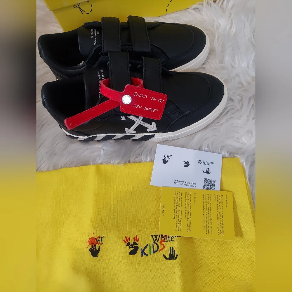 OFF-WHITE leather sneakers for kids - Picture 2 of 3